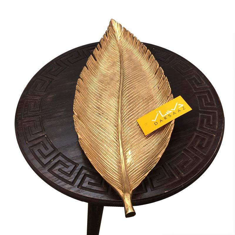 Golden Leafing Cutted Leaf Decorative Dining Table Decor