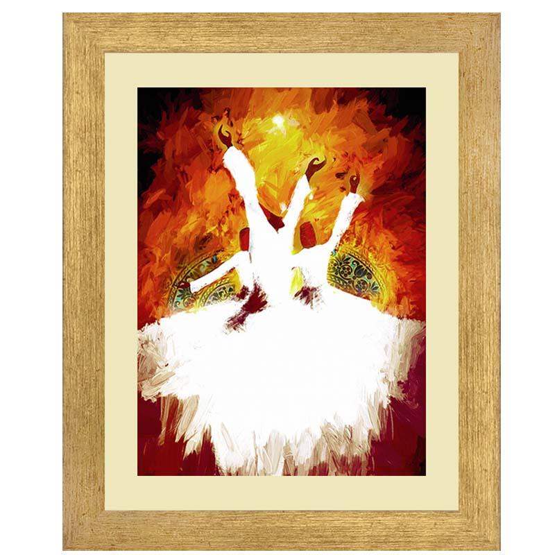 Dancing Sufi's Wall Art Hanging Frame For Home & Wall Decor - DARSAAZ