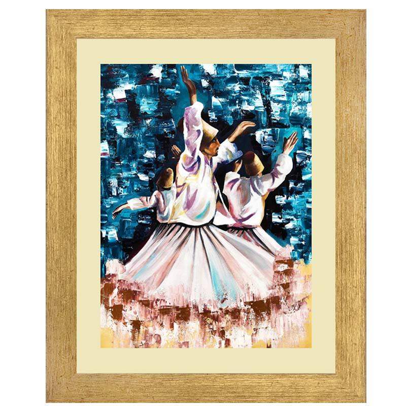 Dancing Sufi's Wall Art Hanging Frame For Home & Wall Decor - DARSAAZ