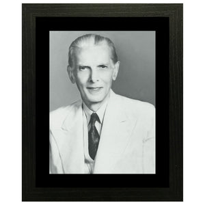 Quaid E Azam Portrait Wall Art Frame For Home and Office Decor - Darsaaz