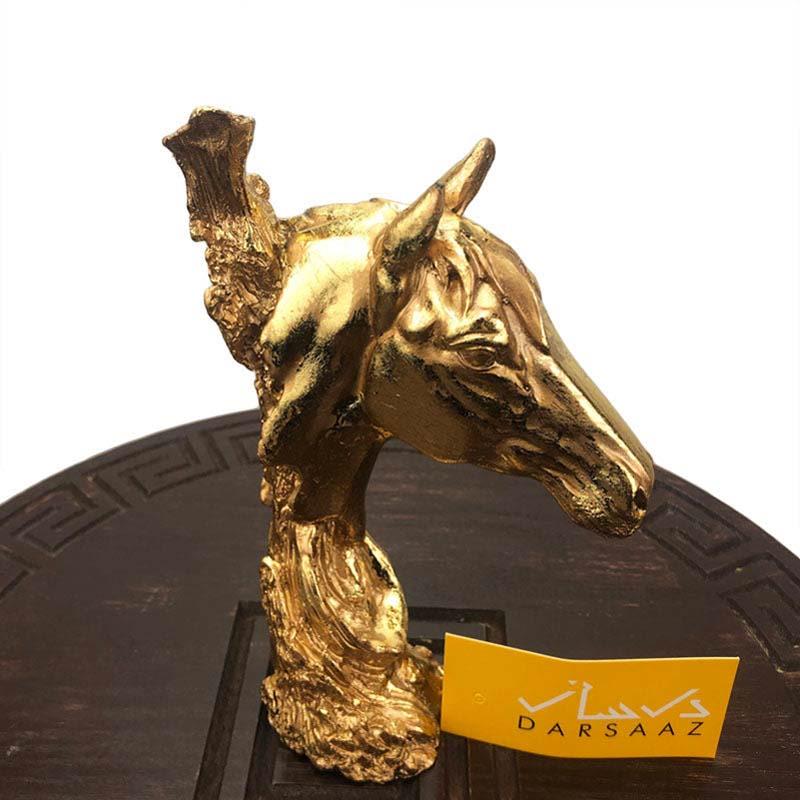 Gold Leafing Horse Sculpture Home Decor
