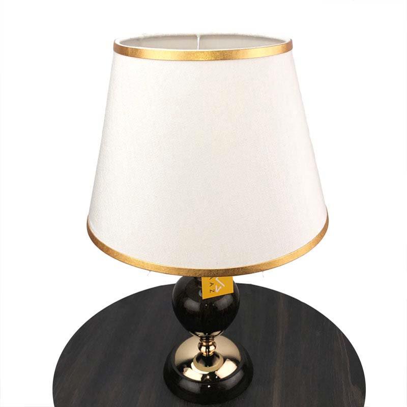 Pair of Solid Wood Table Lamps for Home Table Decor