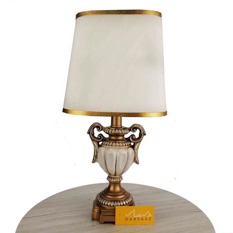 white table lamp