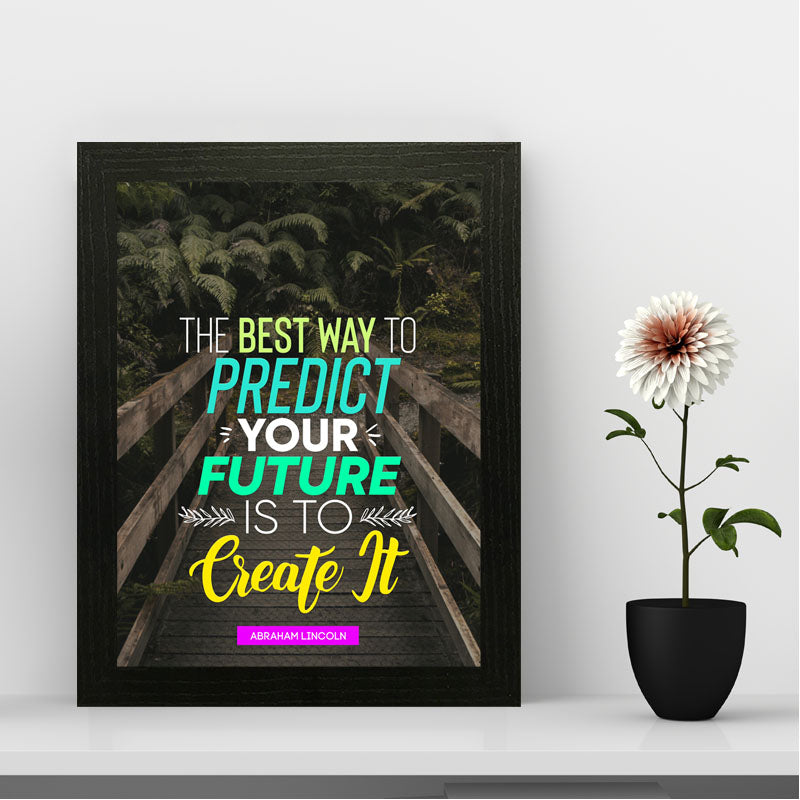 Motivational Quotational Wall Art Frame For Home and Office Decor - Darsaaz