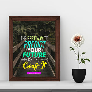 Motivational Quotational Wall Art Frame For Home and Office Decor - Darsaaz