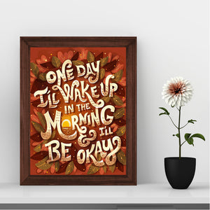 Motivational Quotational Wall Art Frame For Home and Office Decor - Darsaaz