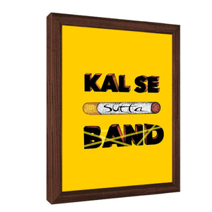 Funny Poster Wall Art Frame For Home and Office Decor - Darsaaz