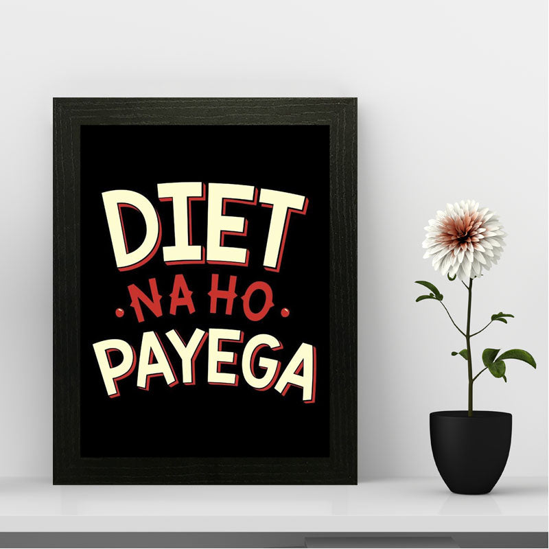 Funny Poster Wall Art Frame For Home and Office Decor - Darsaaz