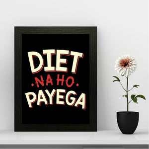 Funny Poster Wall Art Frame For Home and Office Decor - Darsaaz