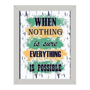 Motivational Quotational Wall Art Frame For Home and Office Decor - Darsaaz