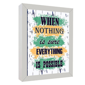 Motivational Quotational Wall Art Frame For Home and Office Decor - Darsaaz
