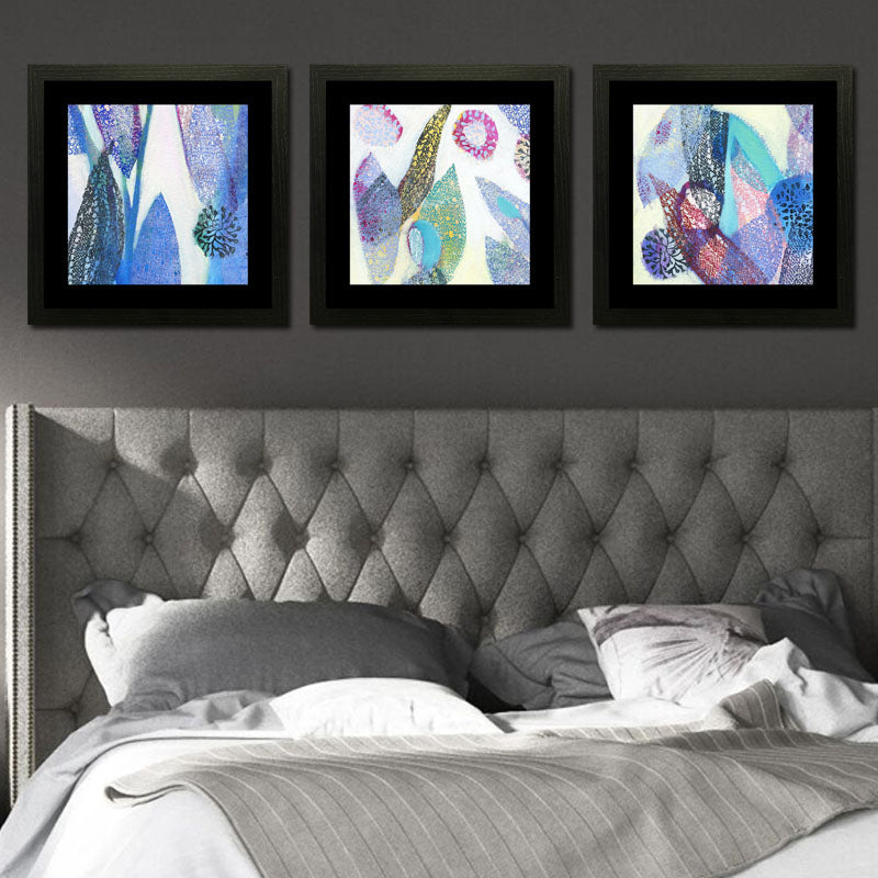 Set of 3 Abstract Wall Art Hanging Frame For Wall Decor - DARSAAZ