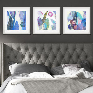 Set of 3 Abstract Wall Art Hanging Frame For Wall Decor - DARSAAZ