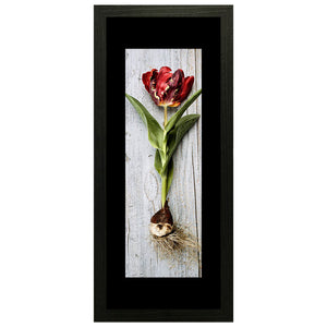 Set of 3 Red Rose Wall Art Hanging Frame For Wall Decor - DARSAAZ