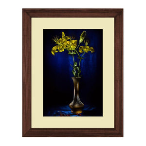 Set of 2 Floral Vase Wall Art Hanging Frame For Wall Decor - DARSAAZ