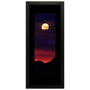 Set of 2 Moon and Mountain Wall Art Hanging Frame For Wall Decor - DARSAAZ