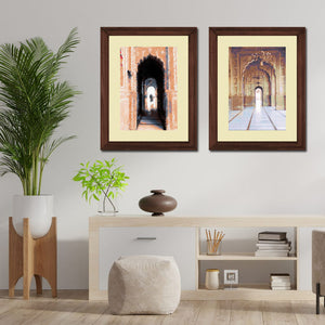 Set of 2 Old City Architecture Wall Art Hanging Frame For Wall Decor - DARSAAZ