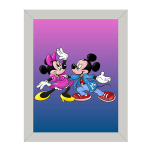 Mickey Mouse Themed Wall Art Frame For Home and Kid Room Decor - Darsaaz