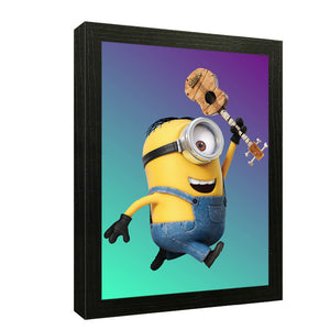 Minions Themed Wall Art Frame For Home and Kid Room Decor - Darsaaz