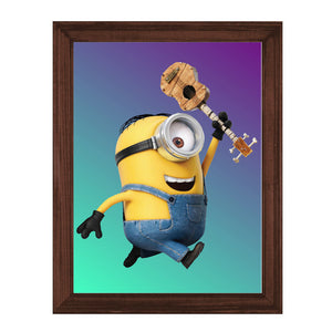 Minions Themed Wall Art Frame For Home and Kid Room Decor - Darsaaz