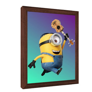 Minions Themed Wall Art Frame For Home and Kid Room Decor - Darsaaz