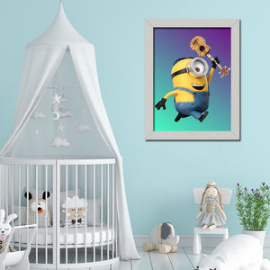 Minions Themed Wall Art Frame For Home and Kid Room Decor - Darsaaz