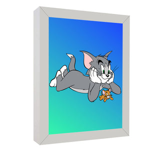 Tom And Jerry Themed Wall Art Frame For Home and Kid Room Decor - Darsaaz
