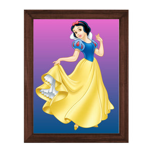 Snow White Themed Wall Art Frame For Home and Kid Room Decor - Darsaaz