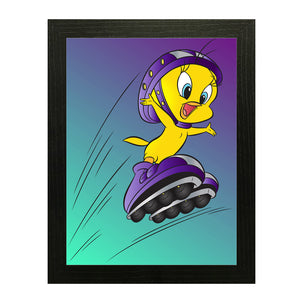 Tweety Themed Wall Art Frame For Home and Kid Room Decor - Darsaaz