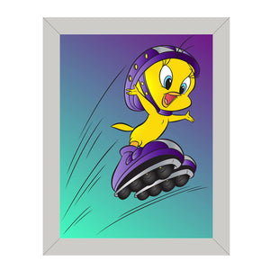 Tweety Themed Wall Art Frame For Home and Kid Room Decor - Darsaaz