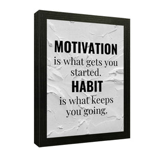Gym Motivation Wall Art Frame For Home and Gym Decor - Darsaaz