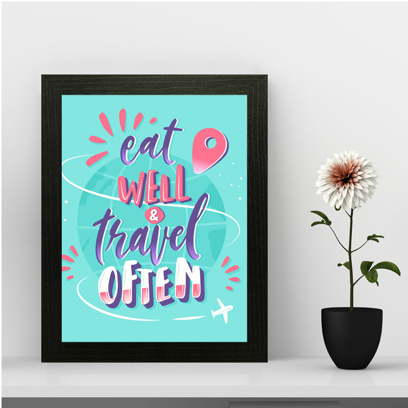 Motivational Quotational Wall Art Frame For Home and Office Decor - Darsaaz