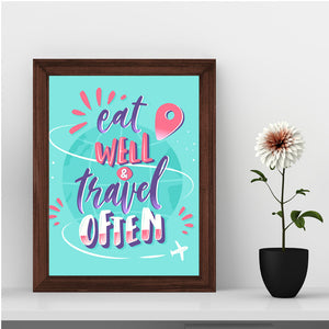 Motivational Quotational Wall Art Frame For Home and Office Decor - Darsaaz